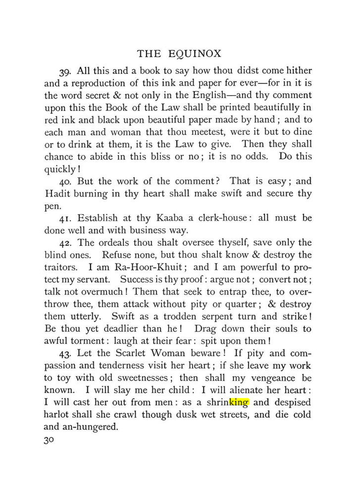 Original scan of The Equinox (Volume I, Number X), PDF page 70