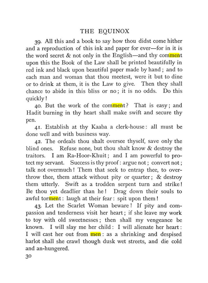 Original scan of The Equinox (Volume I, Number X), PDF page 70