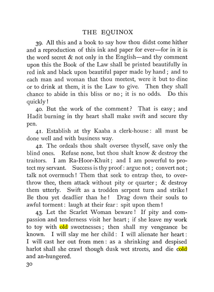 Original scan of The Equinox (Volume I, Number X), PDF page 70