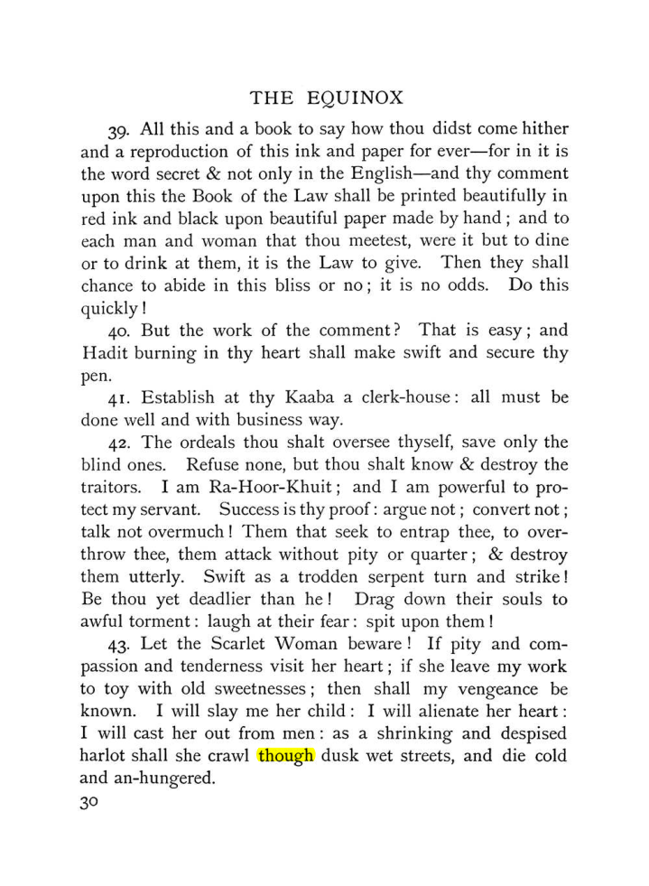 Original scan of The Equinox (Volume I, Number X), PDF page 70