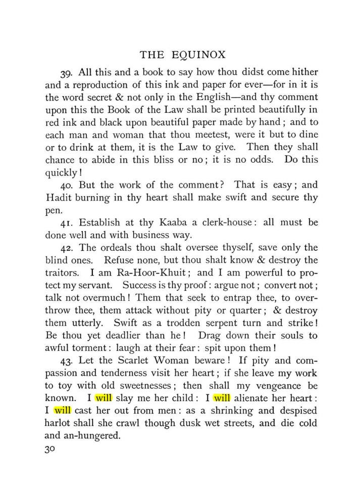 Original scan of The Equinox (Volume I, Number X), PDF page 70