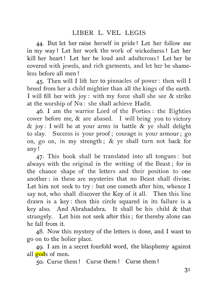 Original scan of The Equinox (Volume I, Number X), PDF page 71