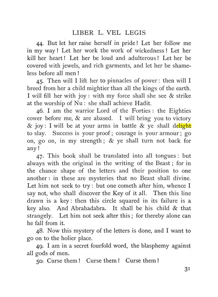 Original scan of The Equinox (Volume I, Number X), PDF page 71