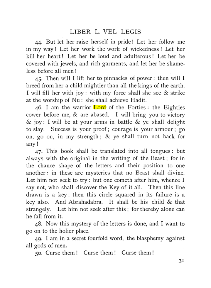 Original scan of The Equinox (Volume I, Number X), PDF page 71