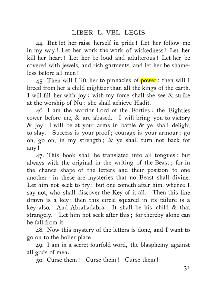 Original scan of The Equinox (Volume I, Number X), PDF page 71