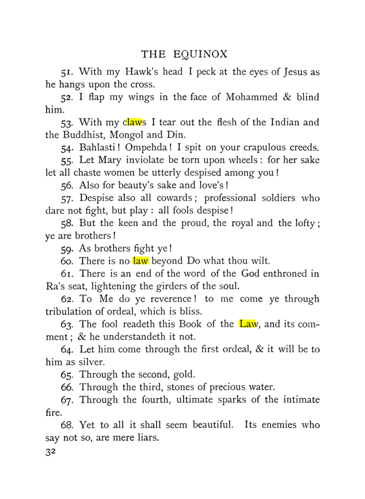 Original scan of The Equinox (Volume I, Number X), PDF page 72
