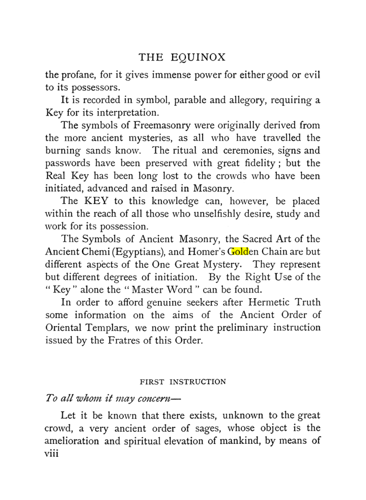Original scan of The Equinox (Volume I, Number X), PDF page 8