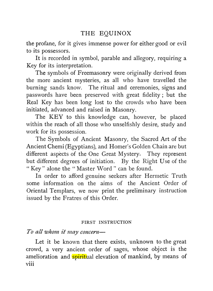 Original scan of The Equinox (Volume I, Number X), PDF page 8