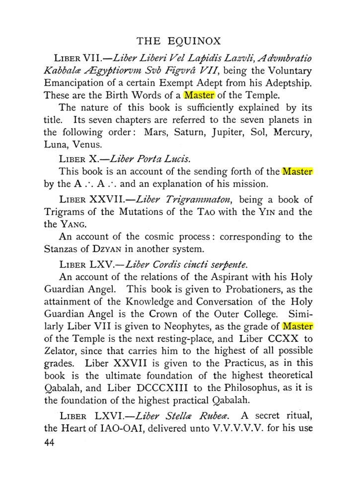 Original scan of The Equinox (Volume I, Number X), PDF page 84