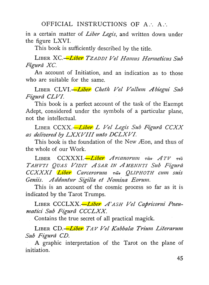 Original scan of The Equinox (Volume I, Number X), PDF page 85