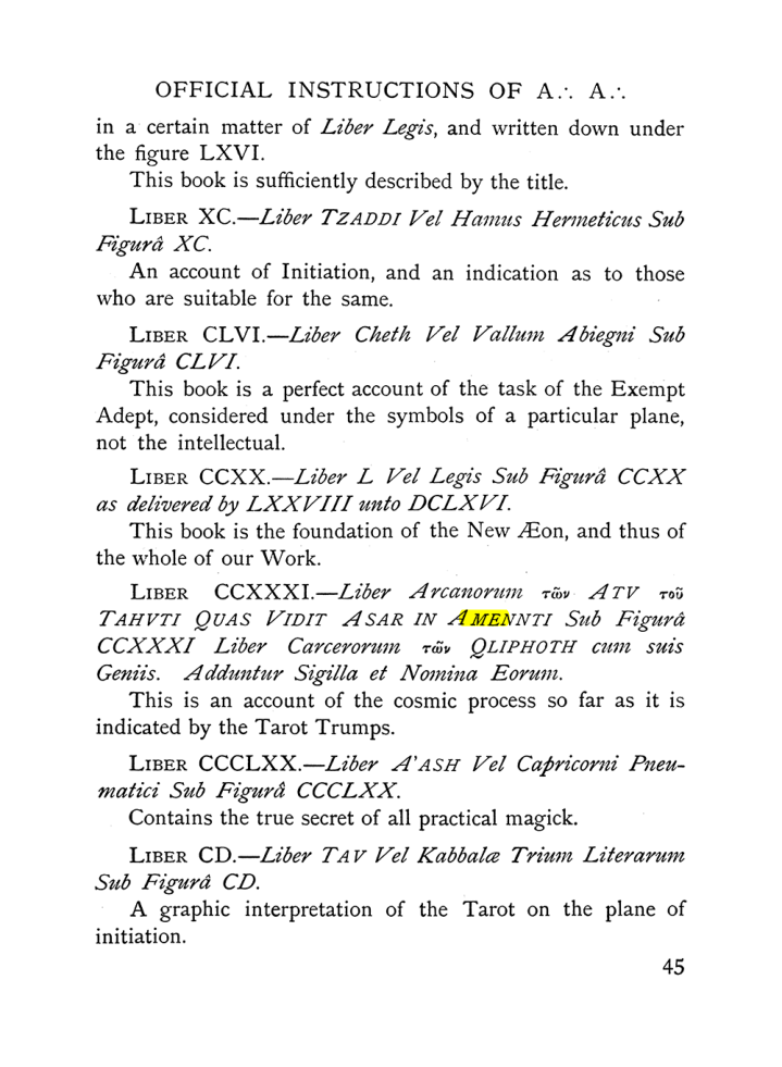 Original scan of The Equinox (Volume I, Number X), PDF page 85
