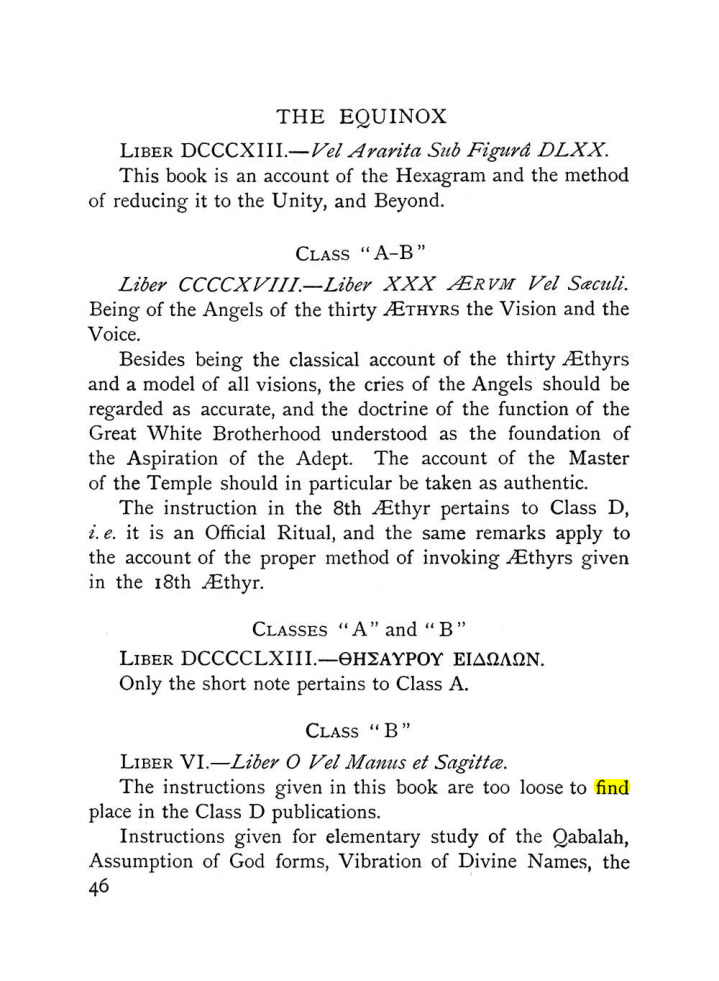 Original scan of The Equinox (Volume I, Number X), PDF page 86