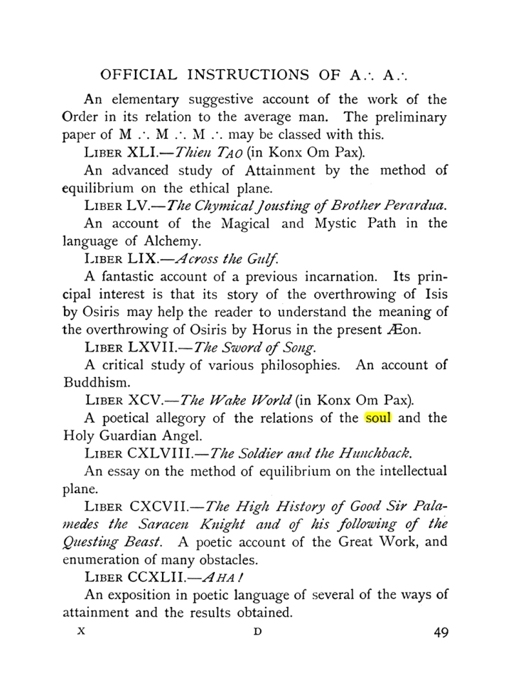 Original scan of The Equinox (Volume I, Number X), PDF page 89