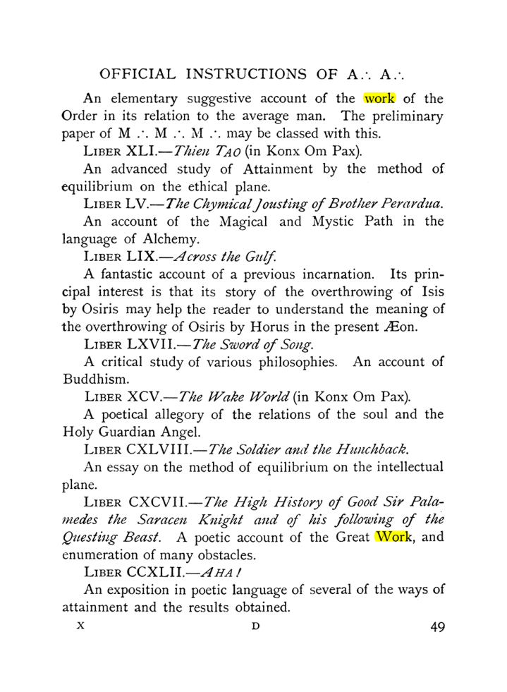 Original scan of The Equinox (Volume I, Number X), PDF page 89