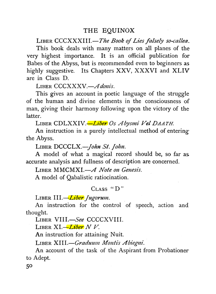 Original scan of The Equinox (Volume I, Number X), PDF page 90