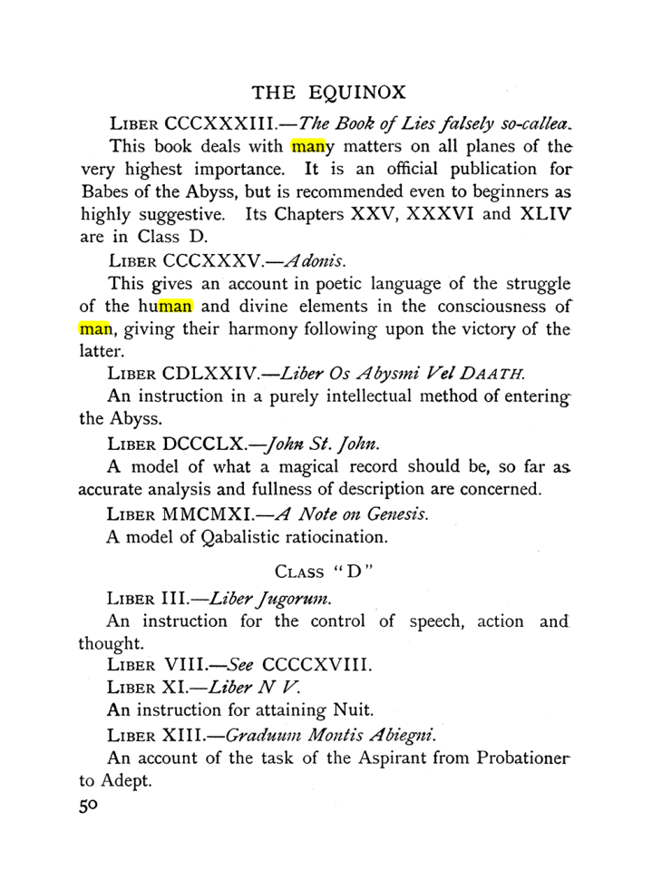 Original scan of The Equinox (Volume I, Number X), PDF page 90