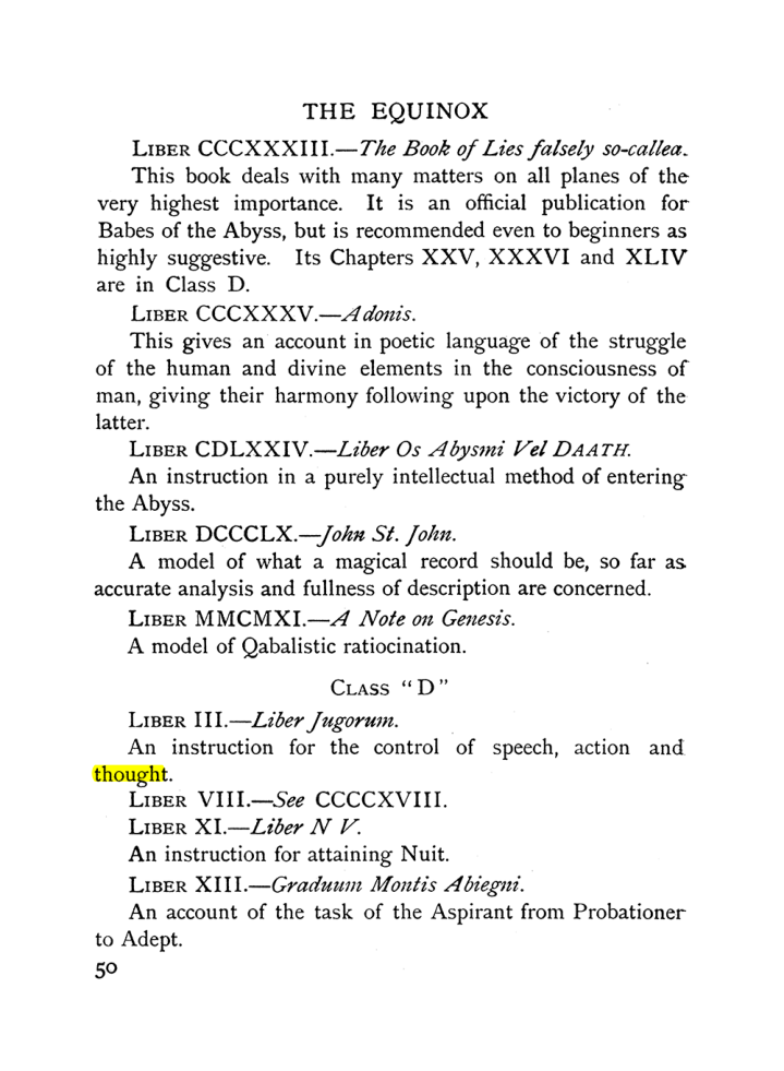 Original scan of The Equinox (Volume I, Number X), PDF page 90