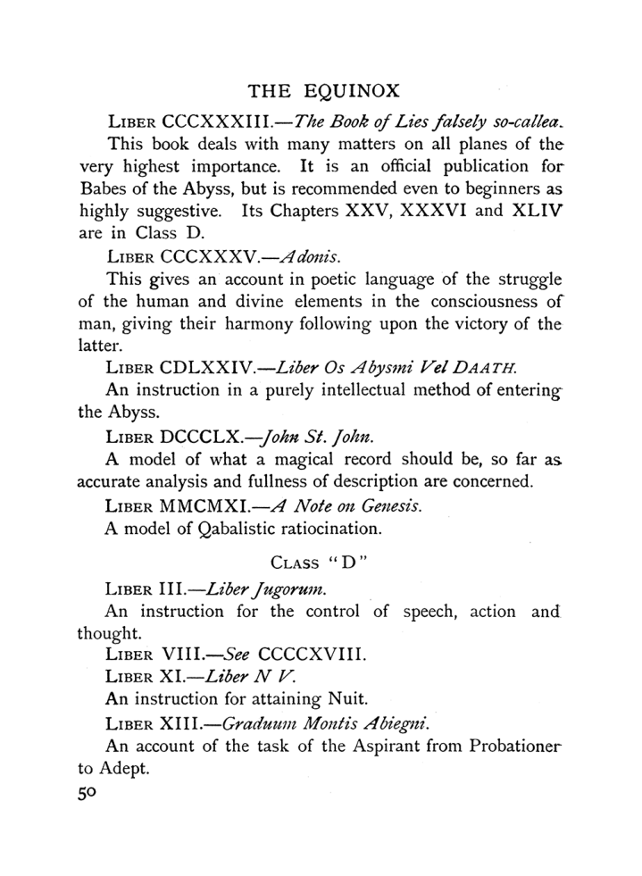 Original scan of The Equinox (Volume I, Number X), PDF page 90