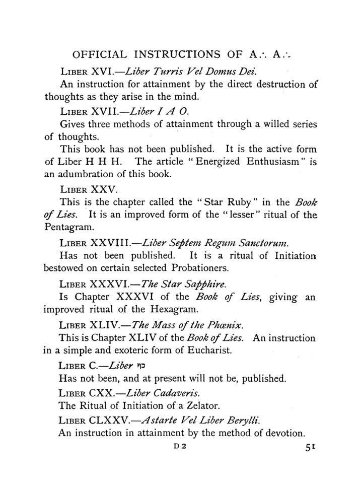 Original scan of The Equinox (Volume I, Number X), PDF page 91