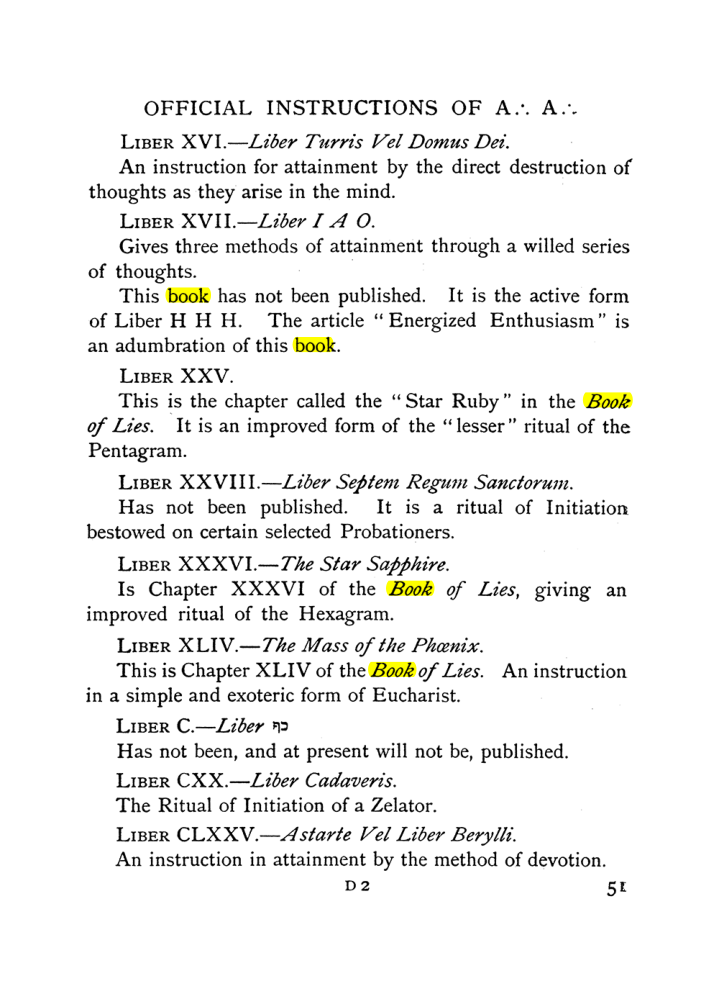 Original scan of The Equinox (Volume I, Number X), PDF page 91