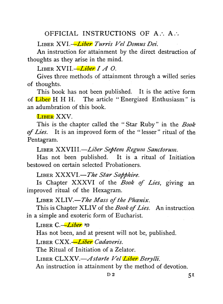 Original scan of The Equinox (Volume I, Number X), PDF page 91