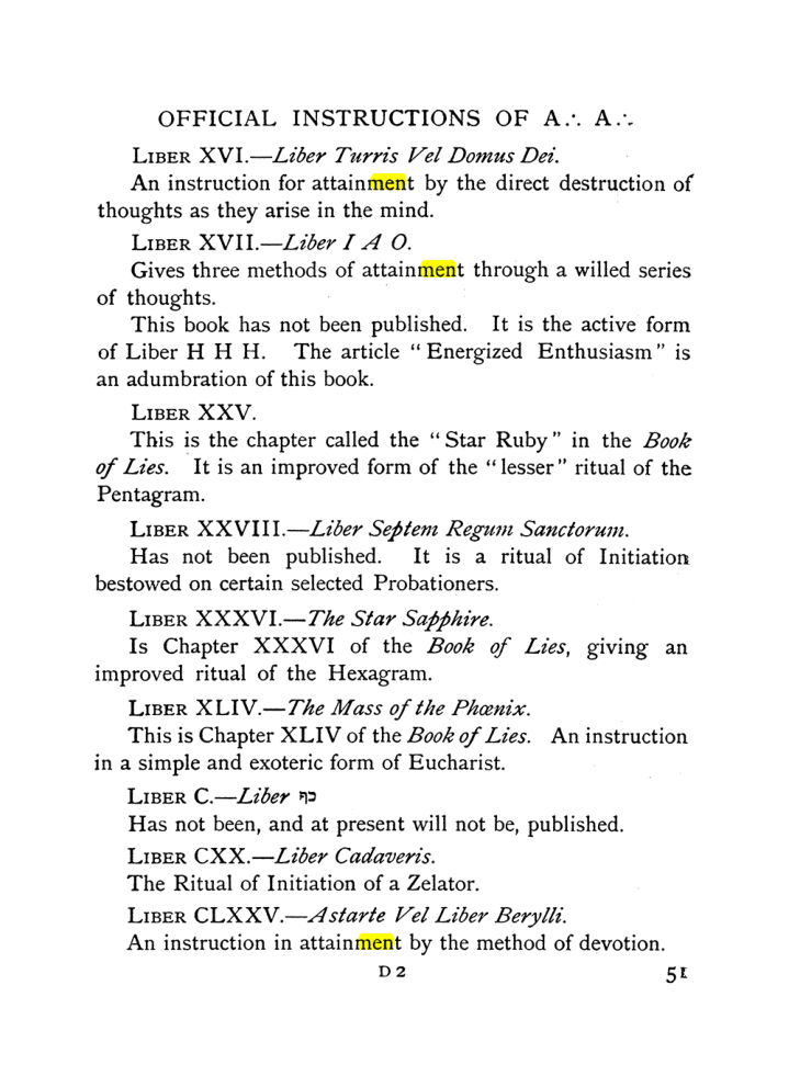 Original scan of The Equinox (Volume I, Number X), PDF page 91