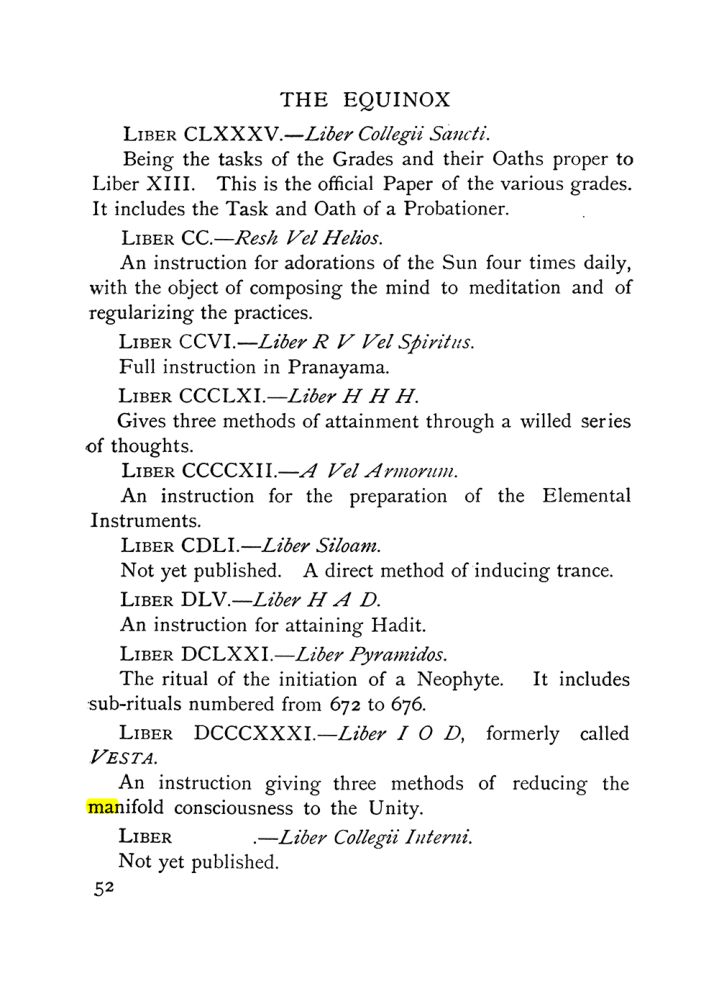 Original scan of The Equinox (Volume I, Number X), PDF page 92