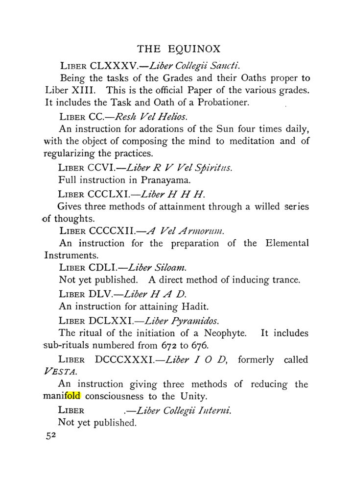 Original scan of The Equinox (Volume I, Number X), PDF page 92