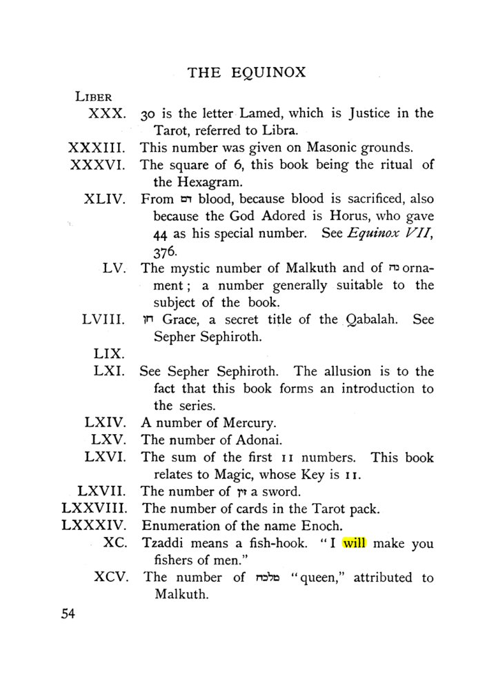 Original scan of The Equinox (Volume I, Number X), PDF page 94