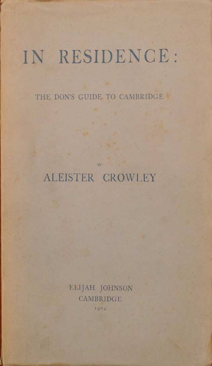 Original scan of In Residence, PDF page 1