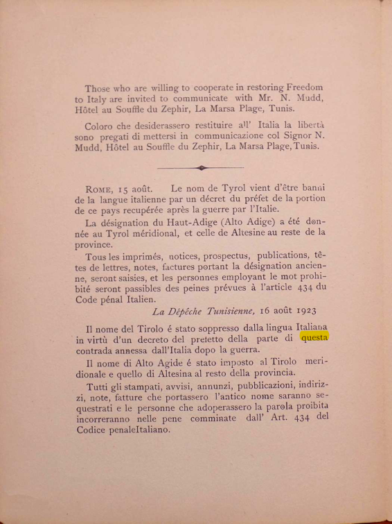 Original scan of Songs for Italy, PDF page 2