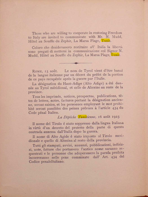 Original scan of Songs for Italy, PDF page 2