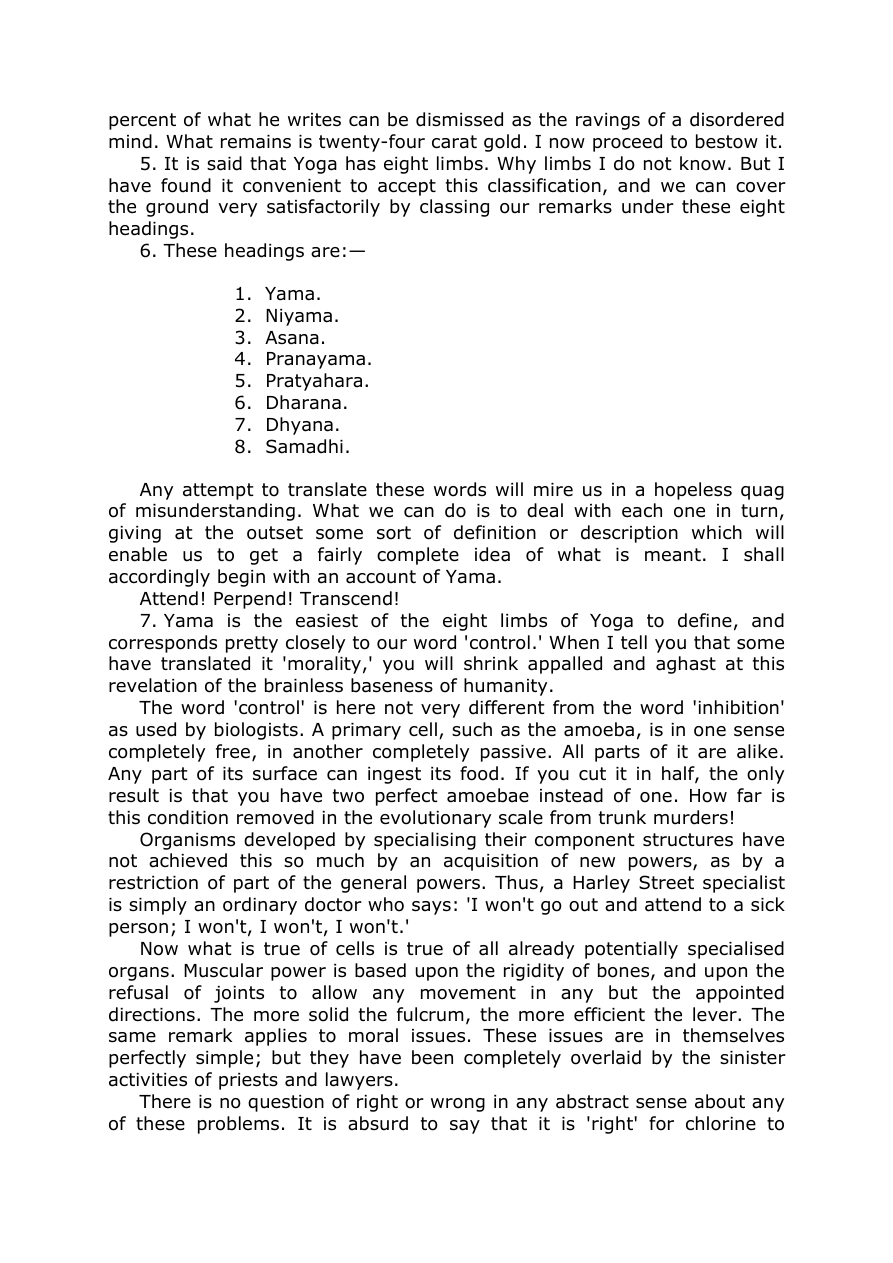 Original scan of Eight Lectures on Yoga, PDF page 15