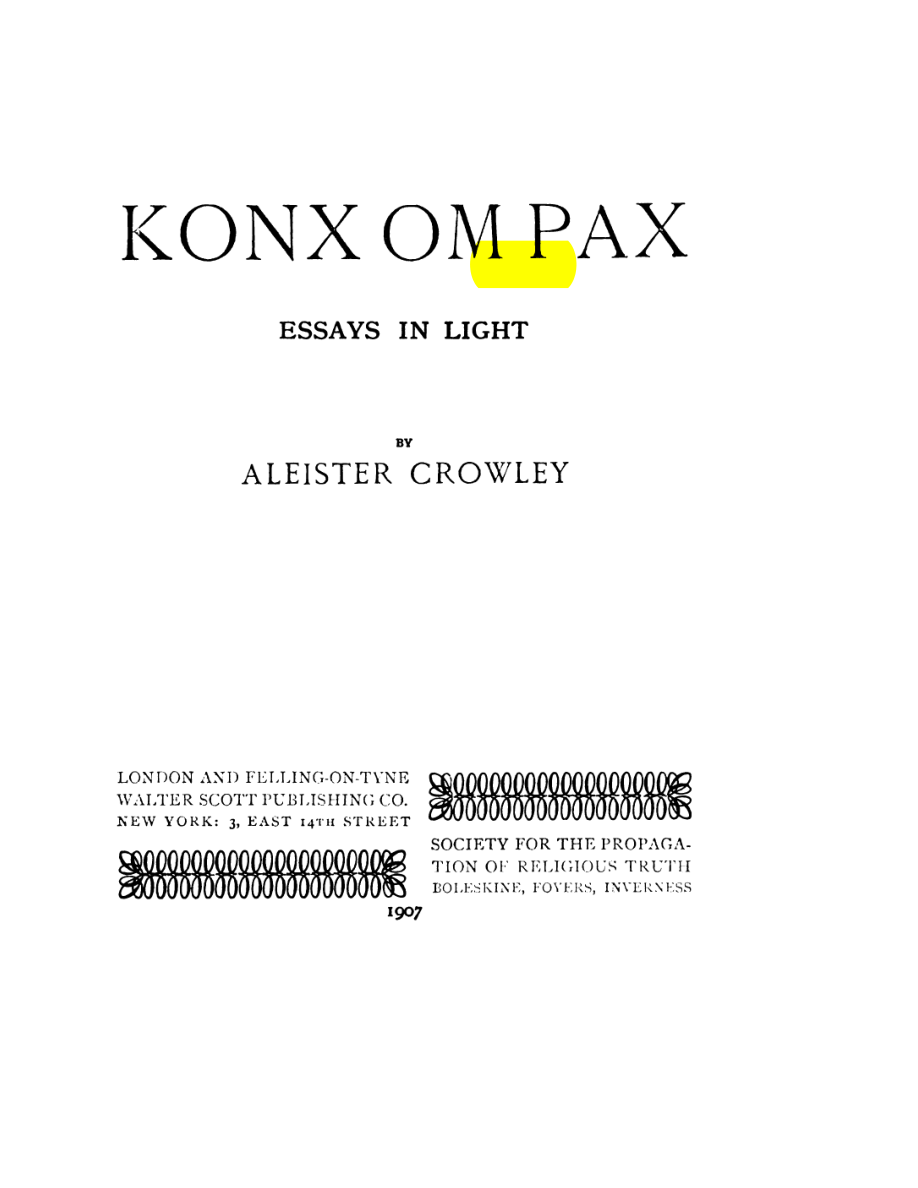 Original scan of Konx Om Pax, PDF page 9