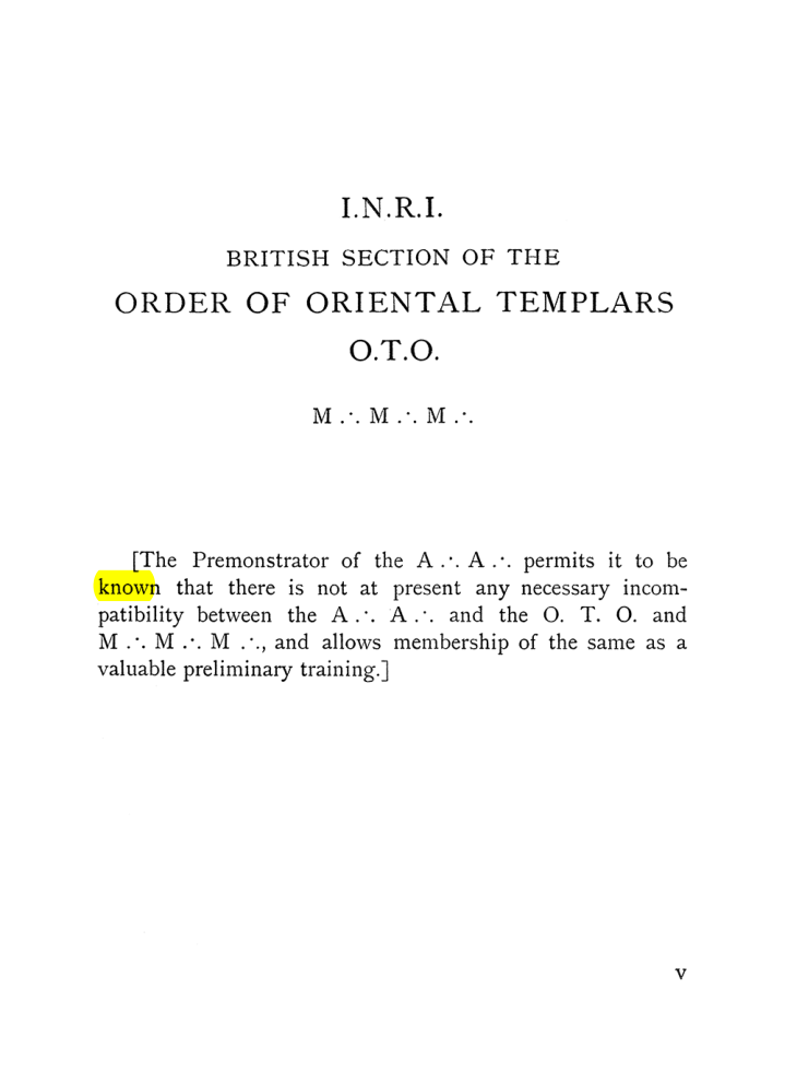 Original scan of The Equinox (Volume I, Number VIII), PDF page 11