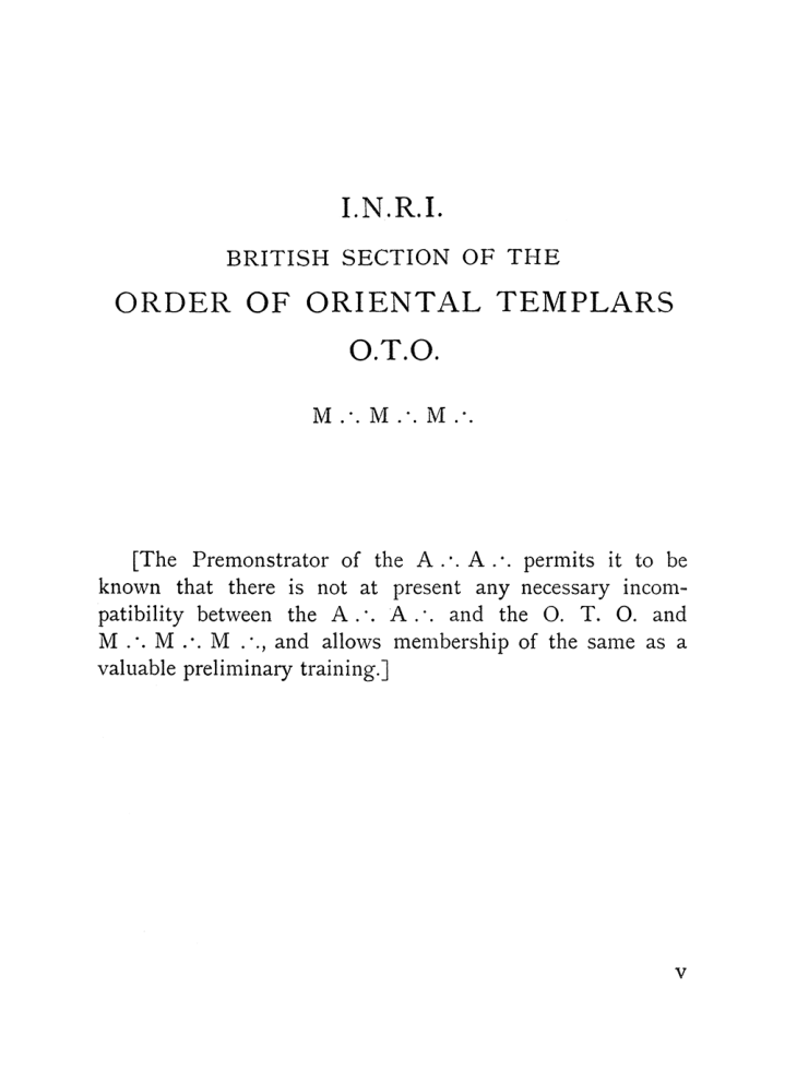 Original scan of The Equinox (Volume I, Number VIII), PDF page 11
