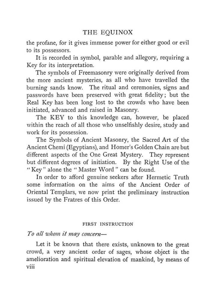 Original scan of The Equinox (Volume I, Number VIII), PDF page 14
