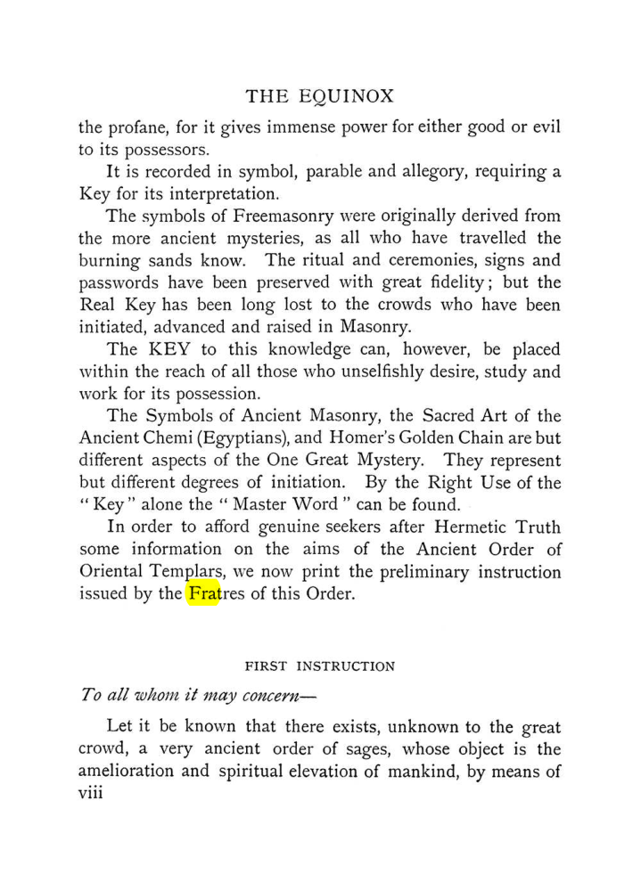 Original scan of The Equinox (Volume I, Number VIII), PDF page 14