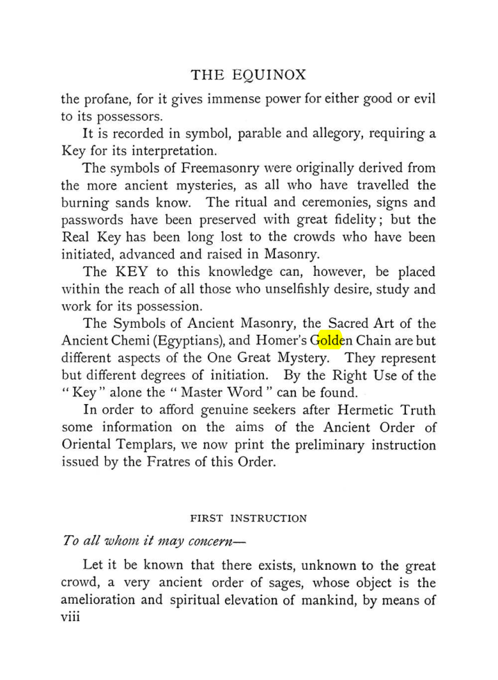 Original scan of The Equinox (Volume I, Number VIII), PDF page 14