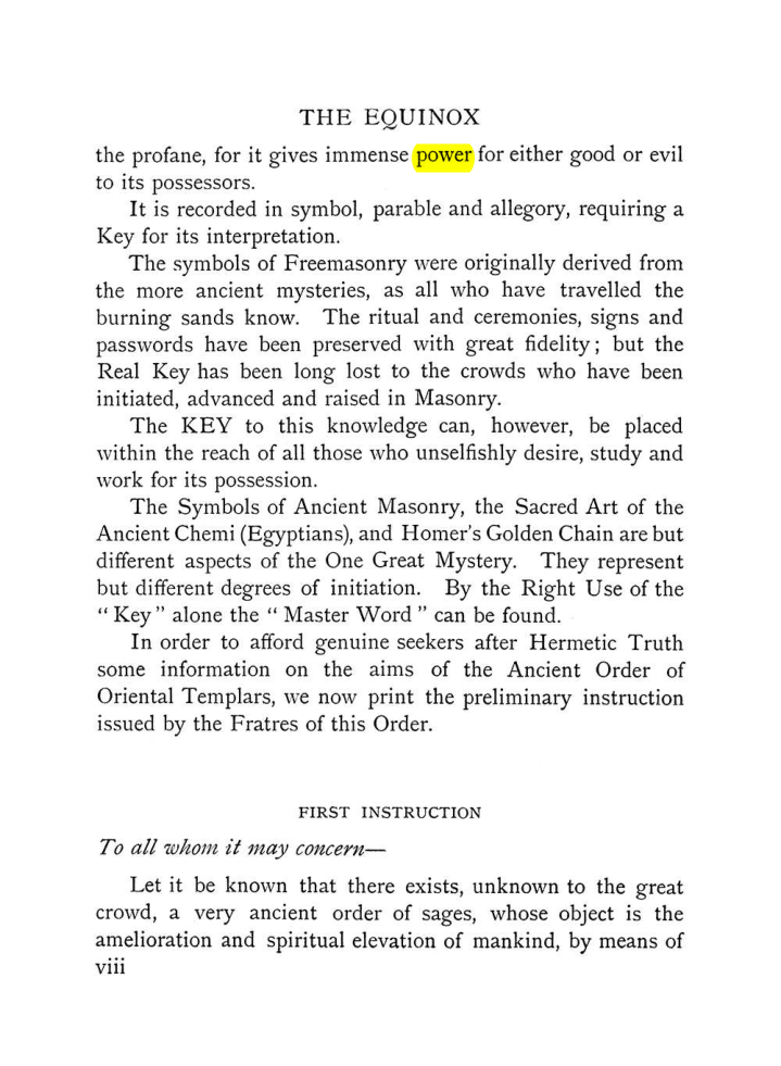 Original scan of The Equinox (Volume I, Number VIII), PDF page 14