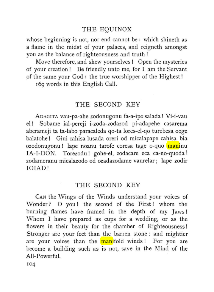 Original scan of The Equinox (Volume I, Number VIII), PDF page 146