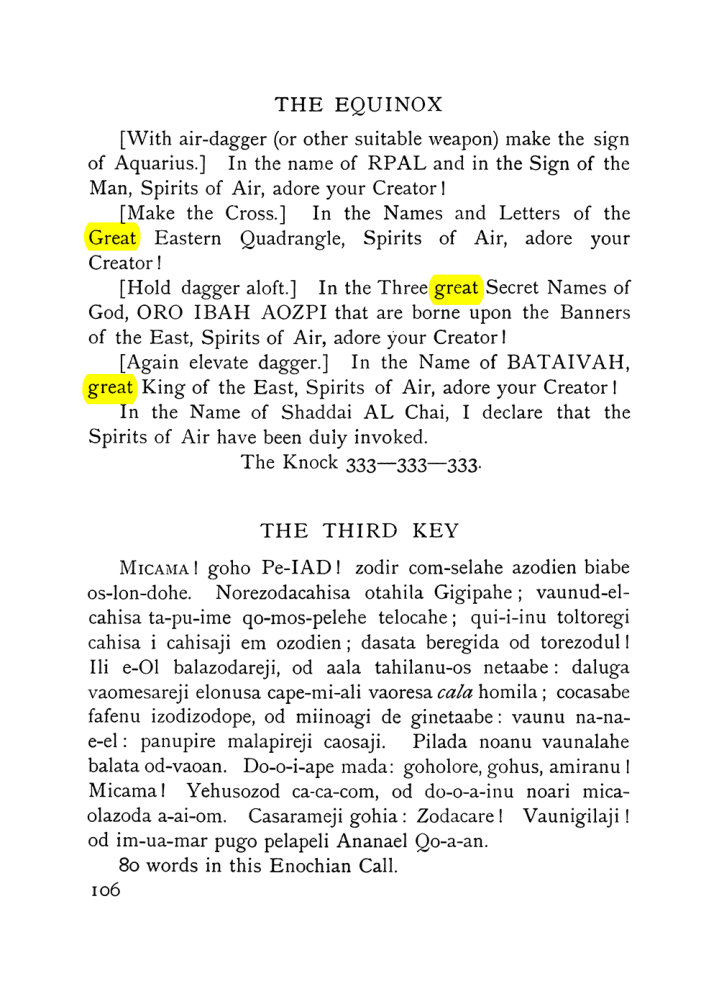 Original scan of The Equinox (Volume I, Number VIII), PDF page 148