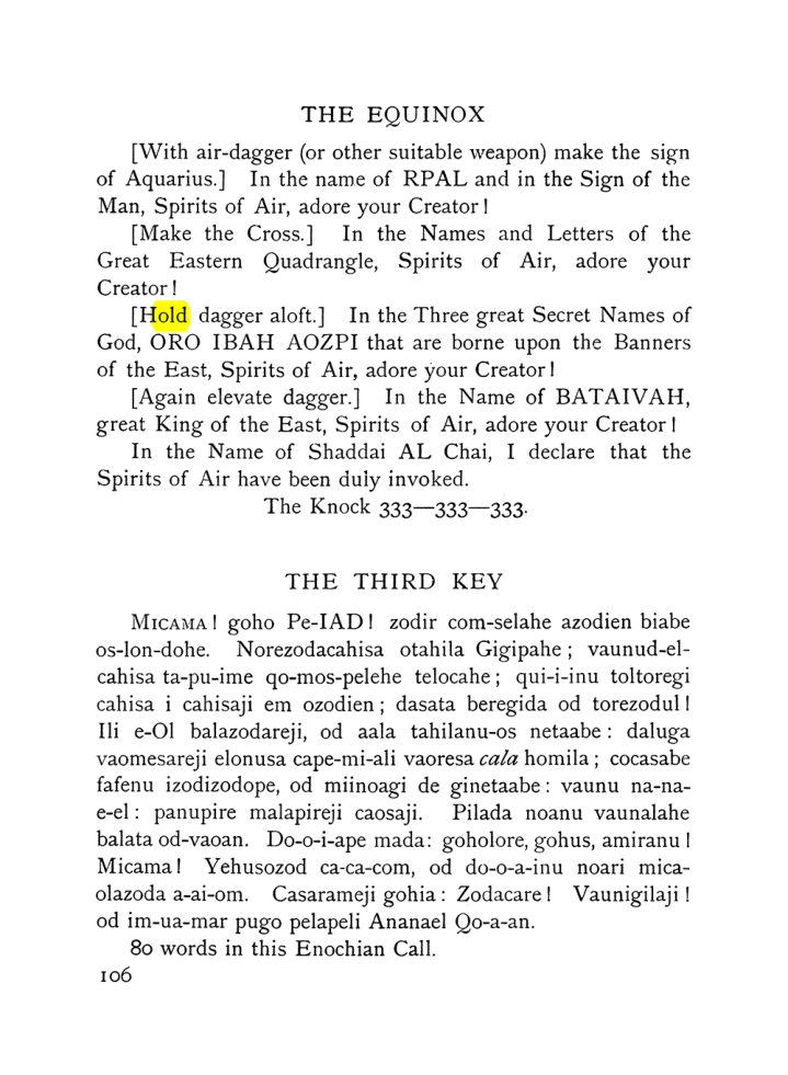 Original scan of The Equinox (Volume I, Number VIII), PDF page 148