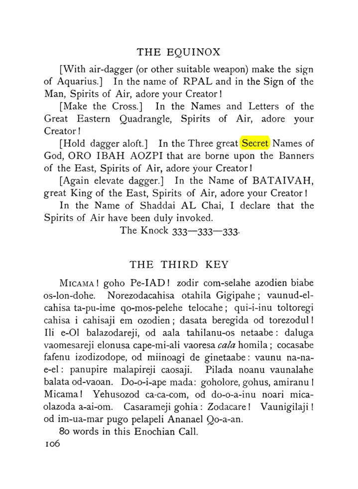 Original scan of The Equinox (Volume I, Number VIII), PDF page 148
