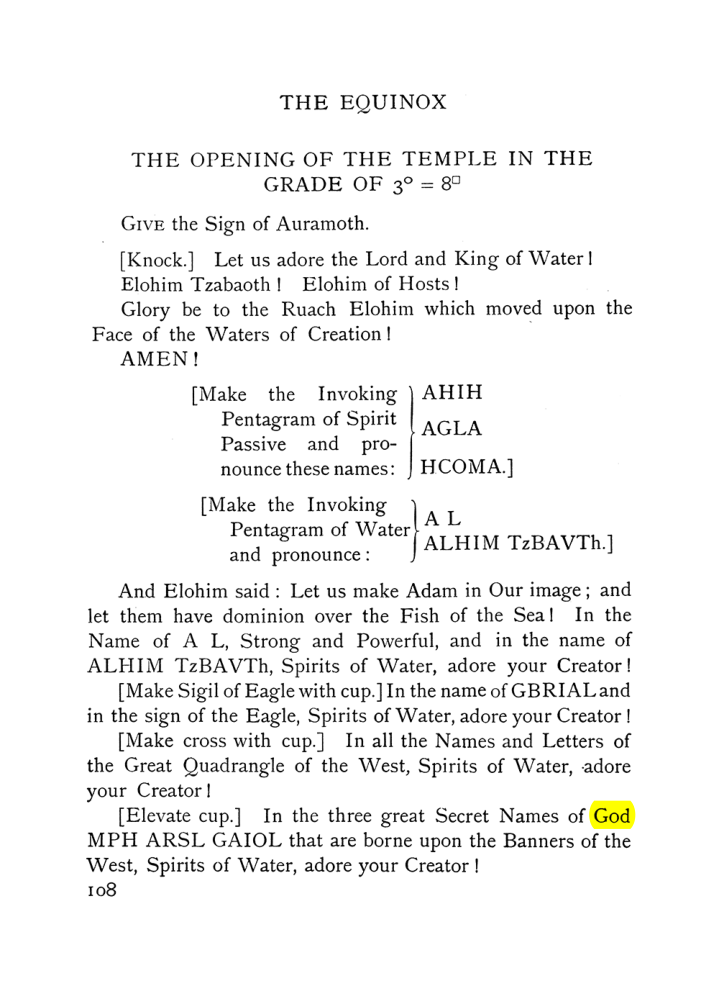 Original scan of The Equinox (Volume I, Number VIII), PDF page 150