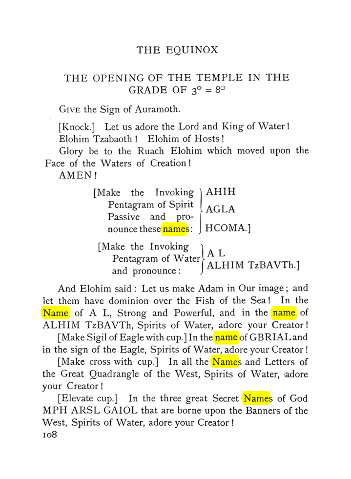 Original scan of The Equinox (Volume I, Number VIII), PDF page 150