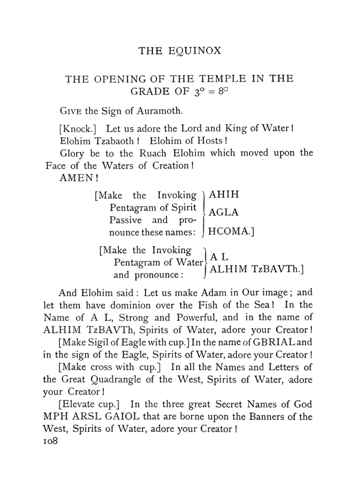 Original scan of The Equinox (Volume I, Number VIII), PDF page 150