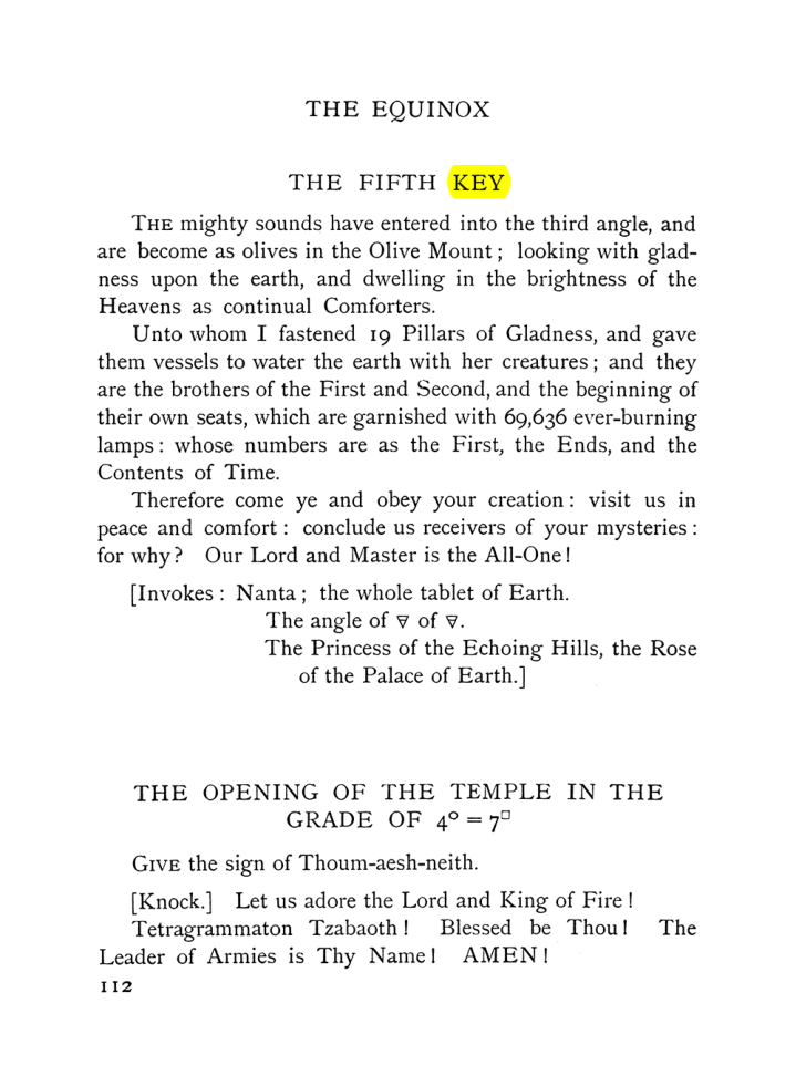 Original scan of The Equinox (Volume I, Number VIII), PDF page 154