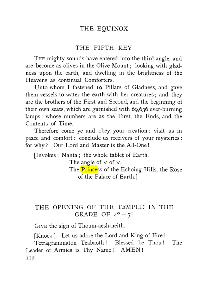 Original scan of The Equinox (Volume I, Number VIII), PDF page 154