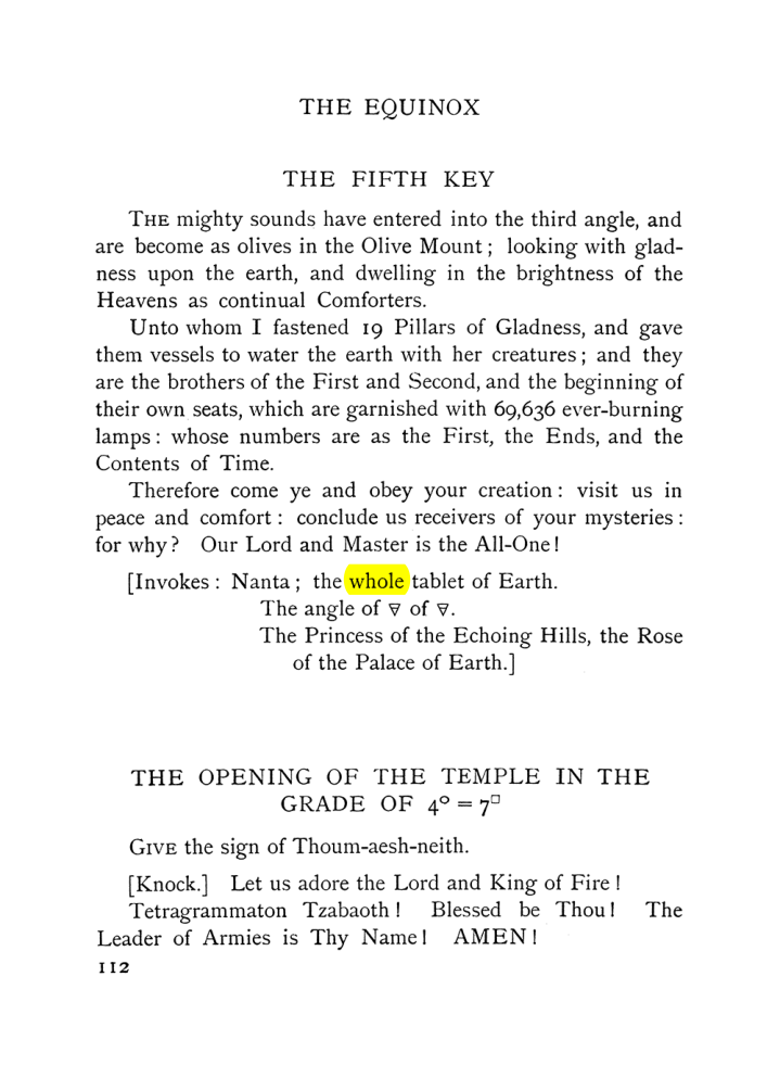 Original scan of The Equinox (Volume I, Number VIII), PDF page 154